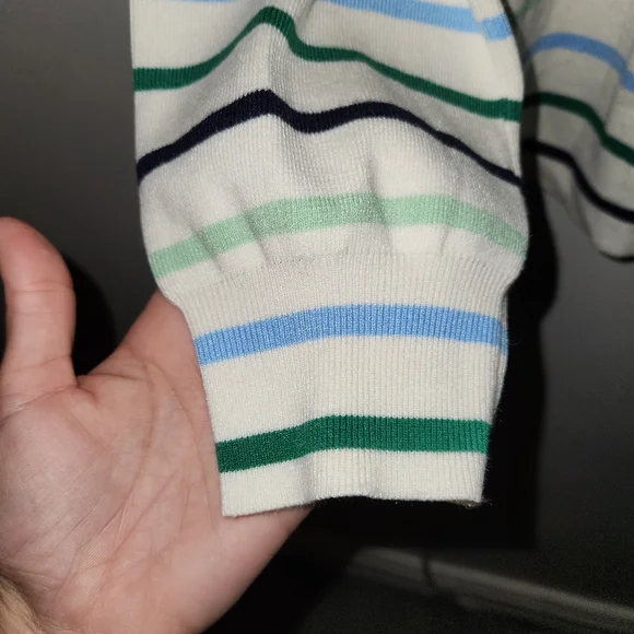 LOFT Long Sleeve Striped Sweater. EUC - Picture 3 of 6